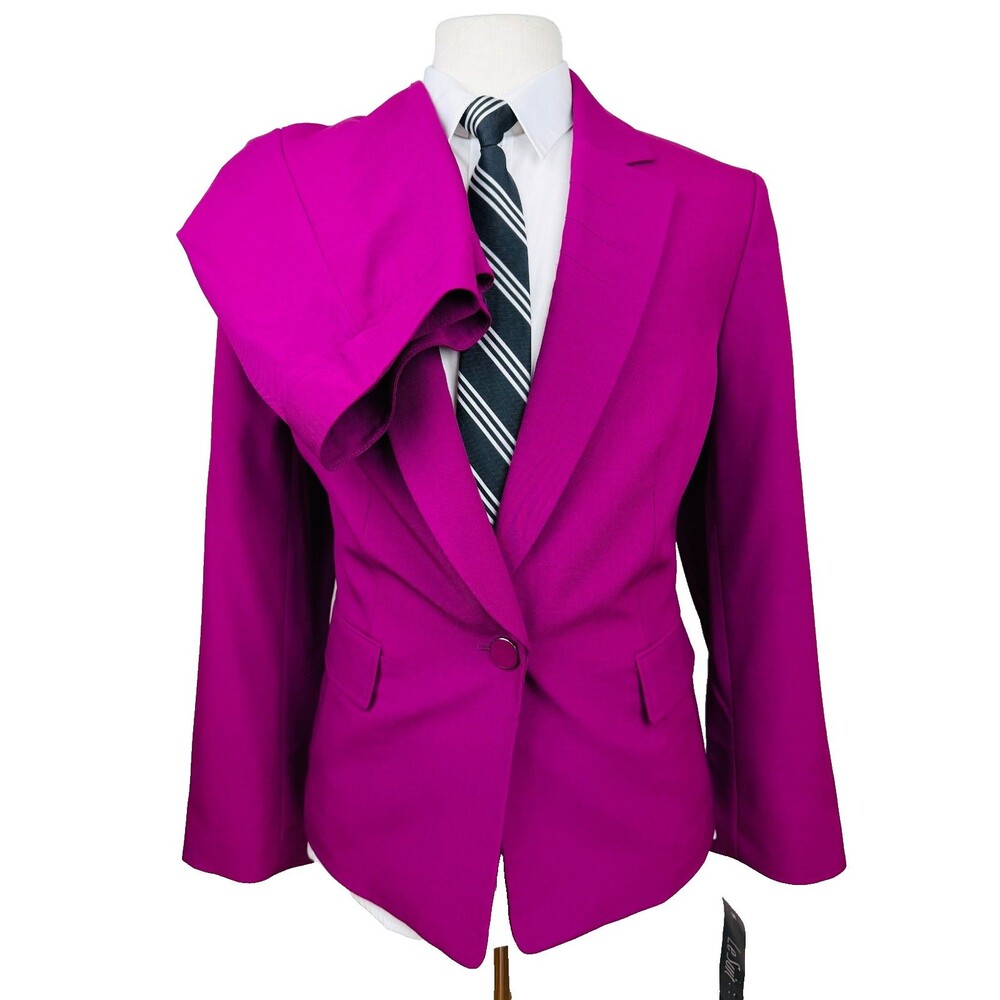$225 NEW LE SUIT WOMENS 18 WILD ROSE 2 PIECE PANTSUIT WITH DRESS PANTS 42X29